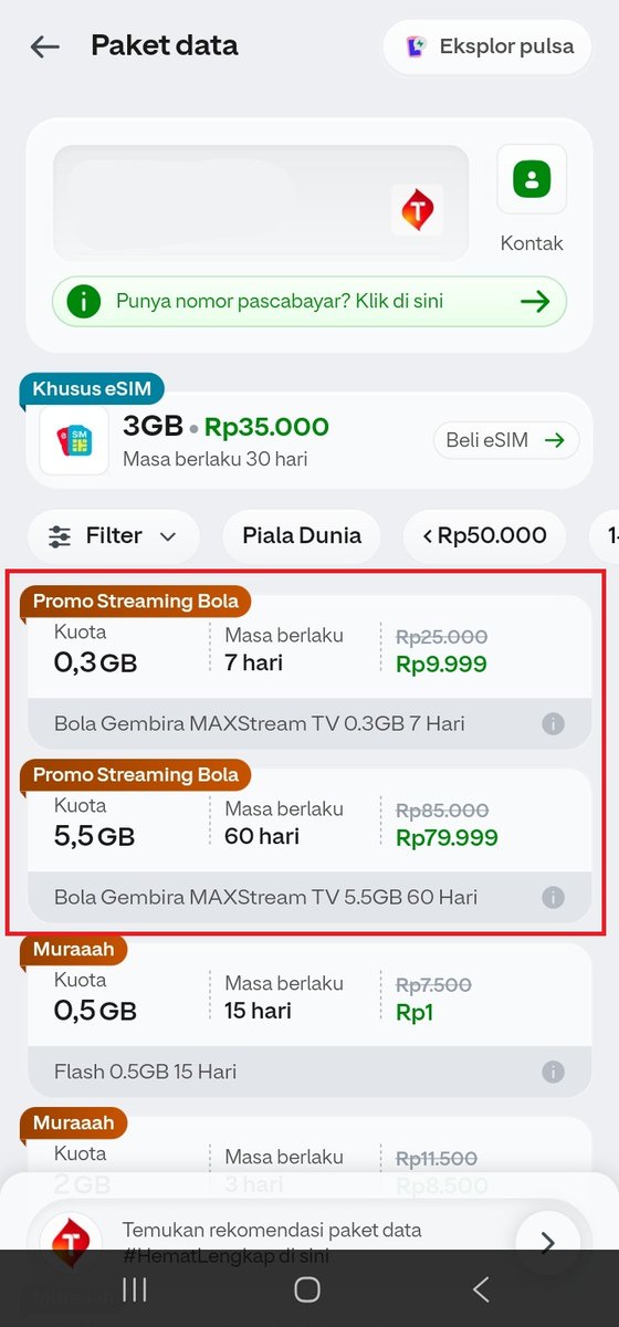 andrinaaaq's tweet photo. ga perlu repot cari link kesana kemari. paket bola gembira MAXStream di GoPay cuma 9rb-an, tinggal nonton https://t.co/vskCZOXhkU