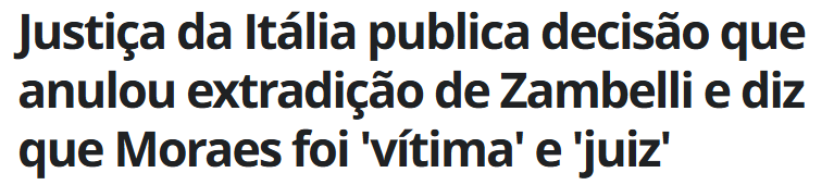 dep_dayany's tweet photo. ANULOU EXTRADIÇÃO DE ZAMBELLI

Justiça italiana fazendo o que a brasileira não é capaz: freiar Alexandre de Moraes. Grande dia! https://t.co/gfpHYNCOQZ