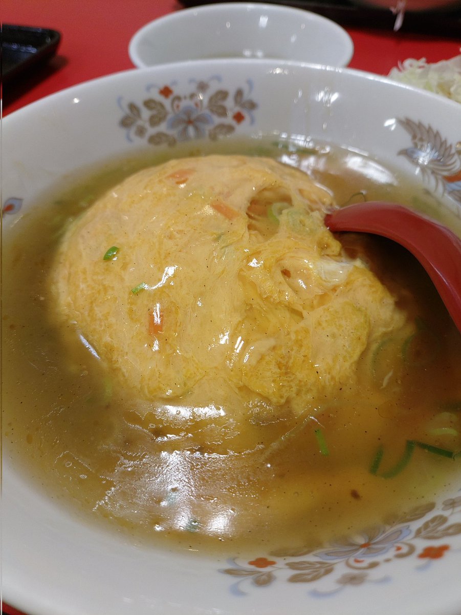 天津飯だと思うだろぅ？ 実は中身は炒飯なんだぜぇ あんかけ炒飯っ