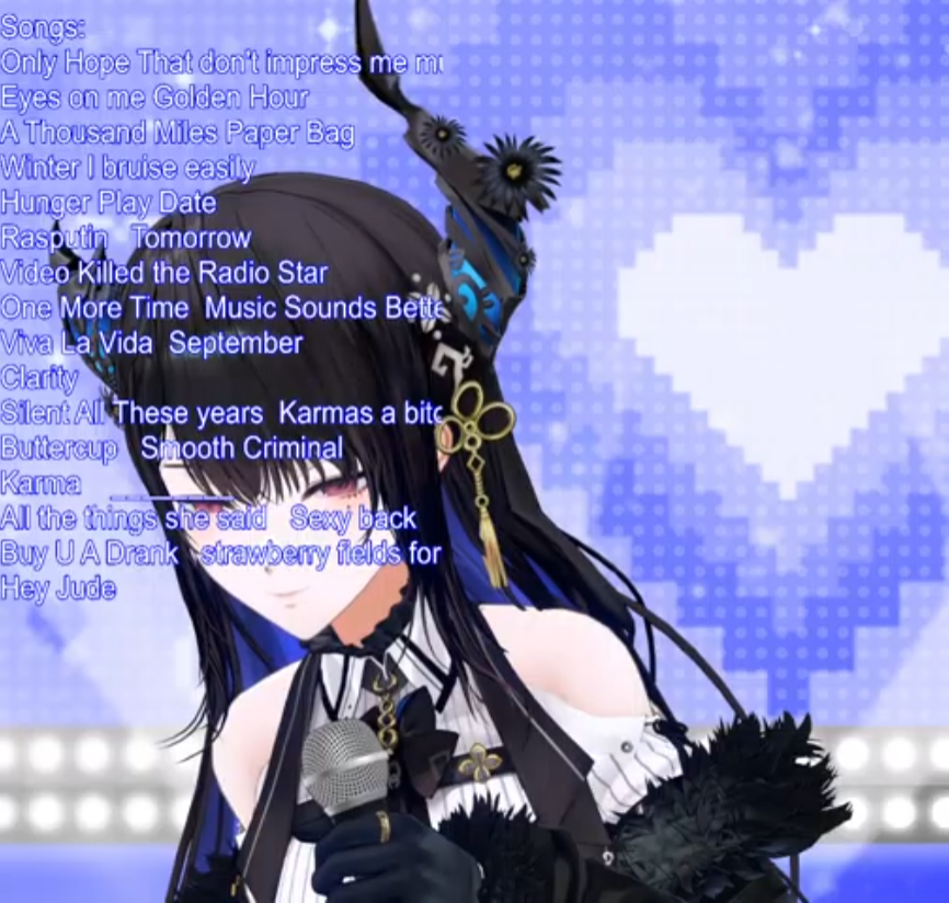 Myru263's tweet photo. oooh nobody see me I am hiding behind the songs I have sung 
#RissaLIVE https://t.co/c3yQFIWXAD