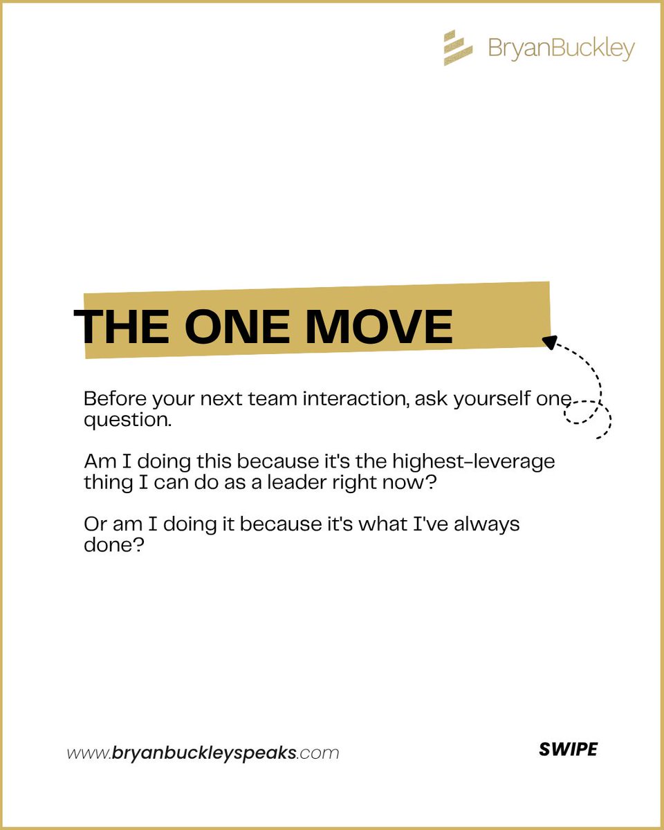 brybuckley's tweet photo. Follow @bryanbuckleyspeaks for more on leadership, communication, and the conversations that change everything.

#Leadership #SalesLeadership #EliteBusinessConnector #TheFirst5Minutes #ExecutivePresence #LeadershipDevelopment https://t.co/0iZH0Ei9ZX