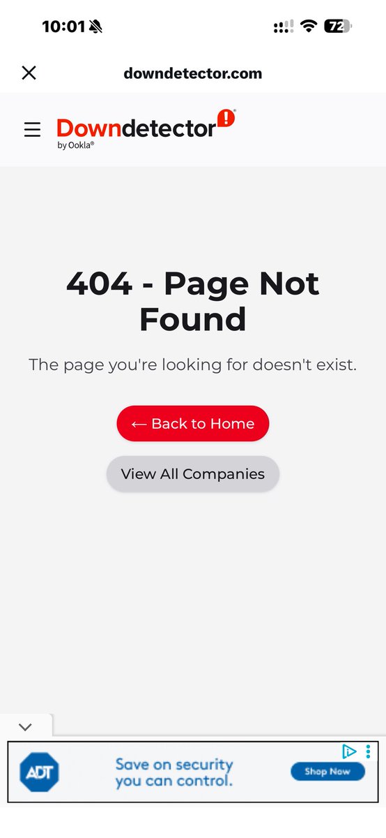 Hockcloud's tweet photo. @downdetector 

It’s bad when Downdetector is down too lol https://t.co/WWBkFWbGQW