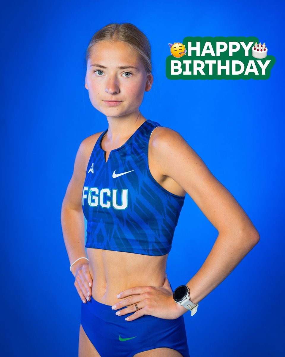 FGCU_XC's tweet photo. Happy Birthday Alise Petrova 🥳

#WingsUp https://t.co/kYr20ODhxB