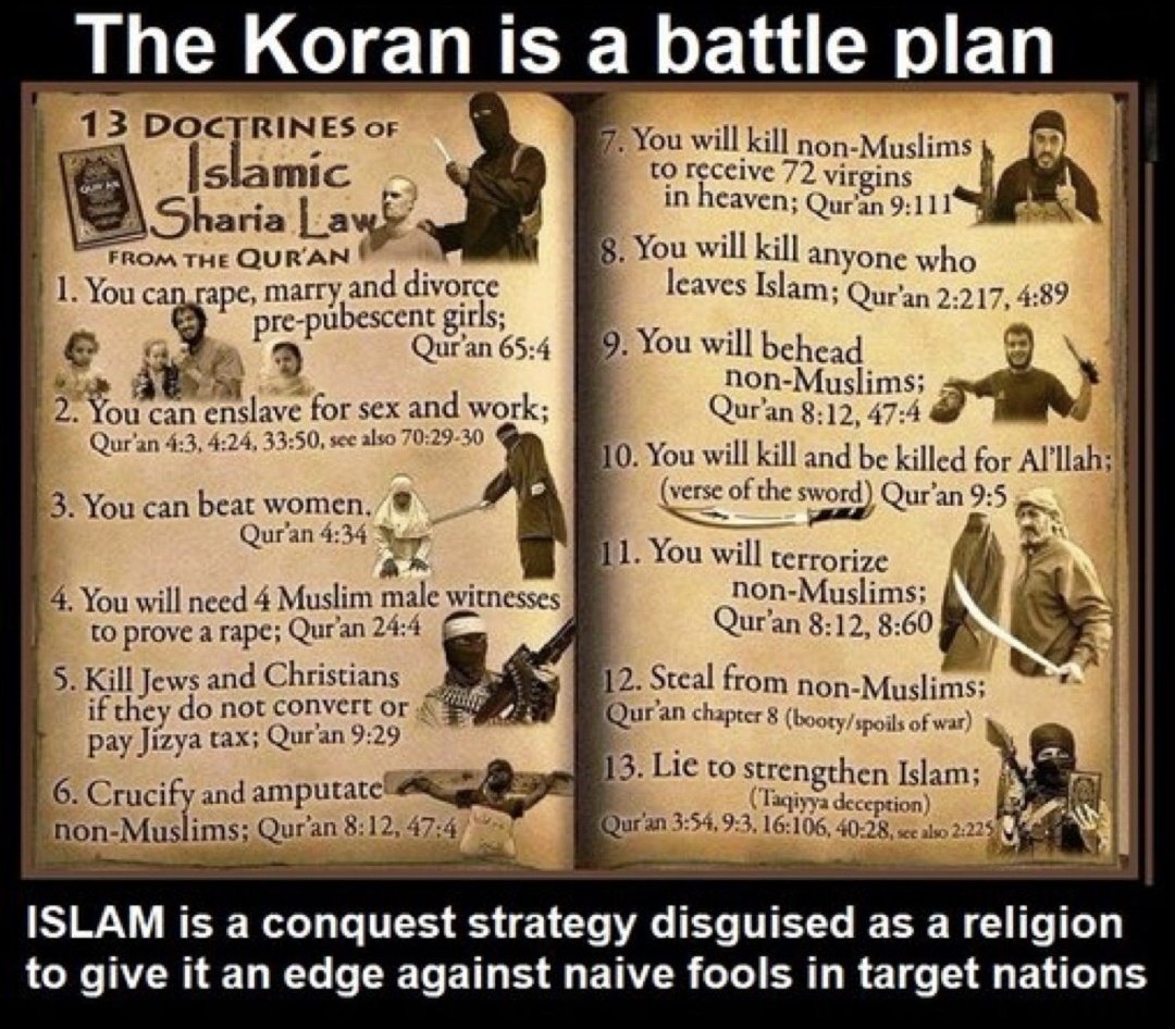 HealthCnorlee's tweet photo. @CanyonMimbs Sure. 😆. 
Islam is the most insecure and offensive cult group. Fact . https://t.co/FC61yadyka