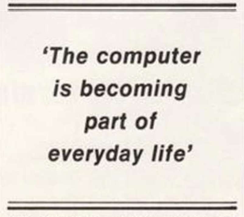 bittenapple's tweet photo. #RetroComputing
The computer is becoming part of everyday life https://t.co/onGUxrAupu