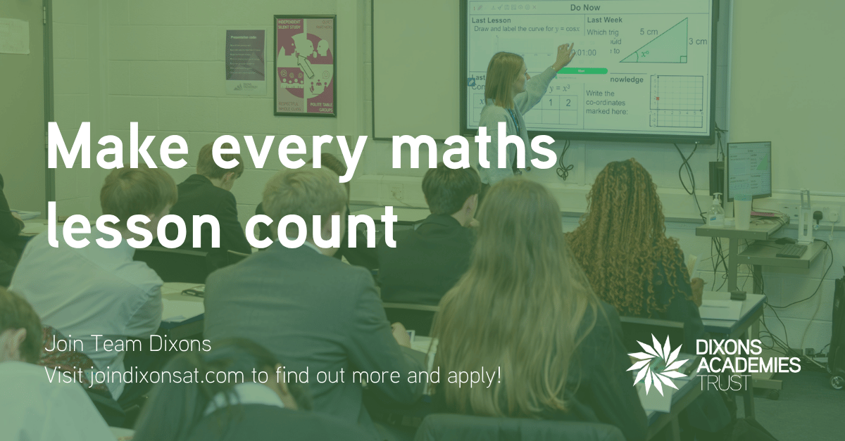 DixonsAcademies's tweet photo. 📢 We're recruiting a teacher of maths at Dixons Ashton Academy.

Join a team committed to exceptional teaching and transforming lives through education.
If you're passionate about helping every student succeed, we'd love to hear from you.

➕ Apply today: https://t.co/UqhwMyQACp https://t.co/V7CDevXxNL