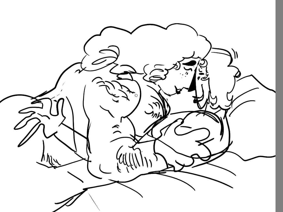 thegoobledygock's tweet photo. mime feels safe to cuddle with him https://t.co/C9pyRBl1SI