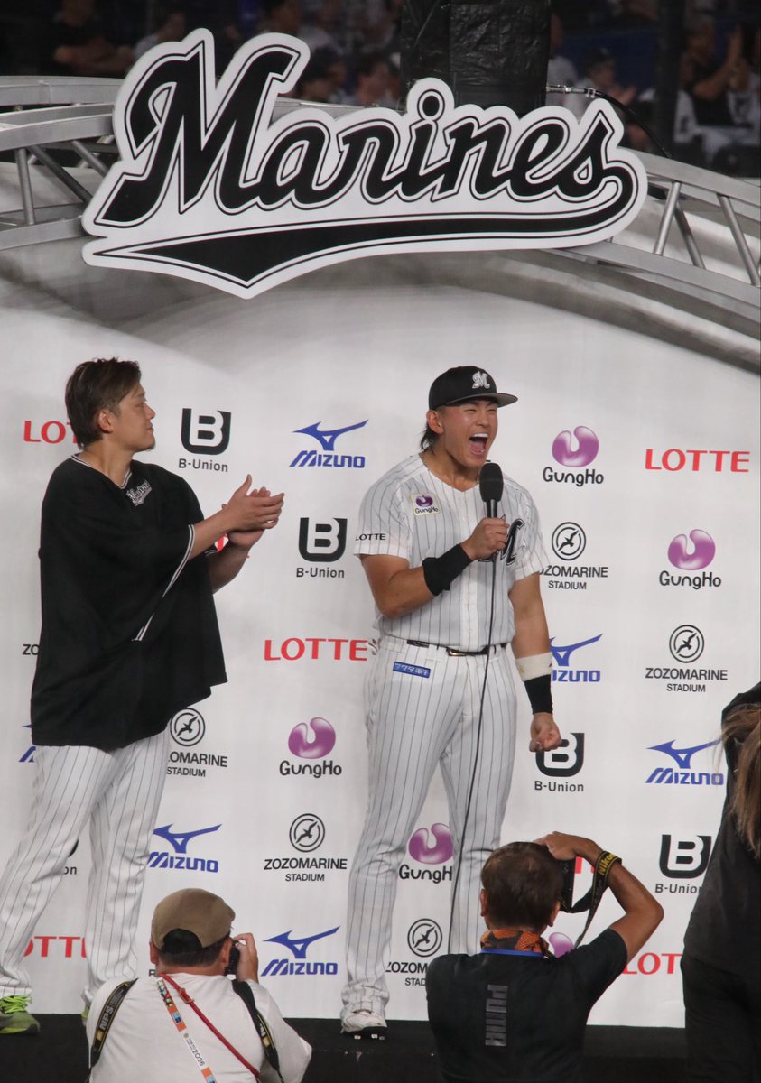 61dynamite61's tweet photo. ッシャー‼️‼️‼️

2026/06/12 ZOZOマリン

 #chibalotte
 #山本大斗 https://t.co/bFxO6zekgU