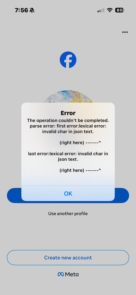 Kyleroth18's tweet photo. @GreenDei Yup! Same thing. Thank god, I thought it was just me and I’d never be able to get it fixed because you can’t talk to a human who works at Facebook. https://t.co/4N8tdu3GzD