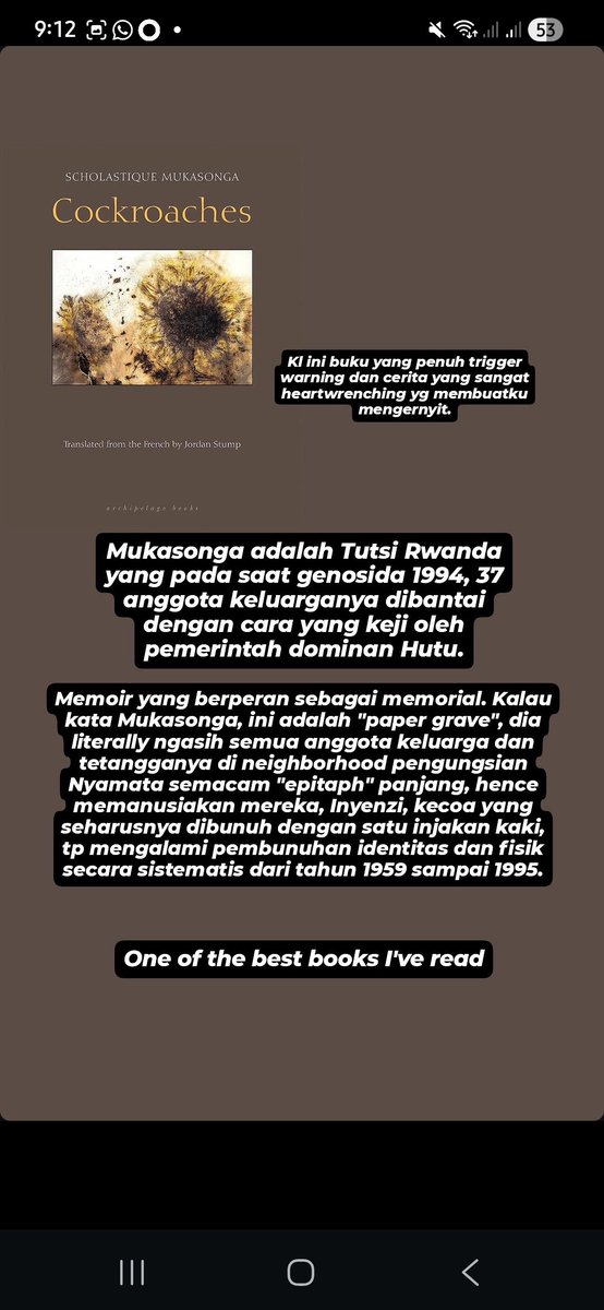 vikockroach's tweet photo. Dari 8 buku, 3 ini terbaik sementara ini. https://t.co/w5xSuhkrwU
