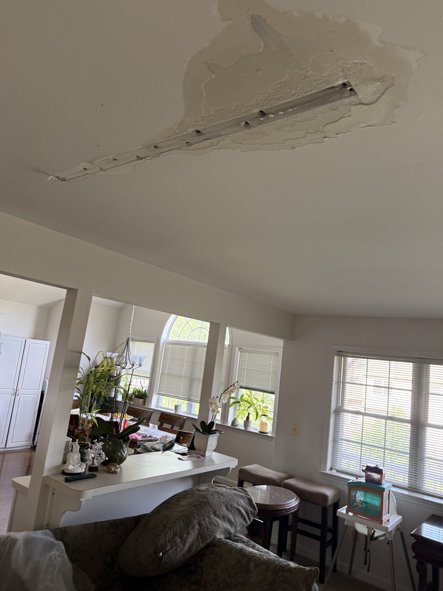 DalyCarpetClean's tweet photo. Flooded in an attic yesterday as the temperatures reached far past 90° The AC unit was to blame. Extracted the water, set up a few air movers. Totally dry within 24 hours. https://t.co/bKhXmxpO5s