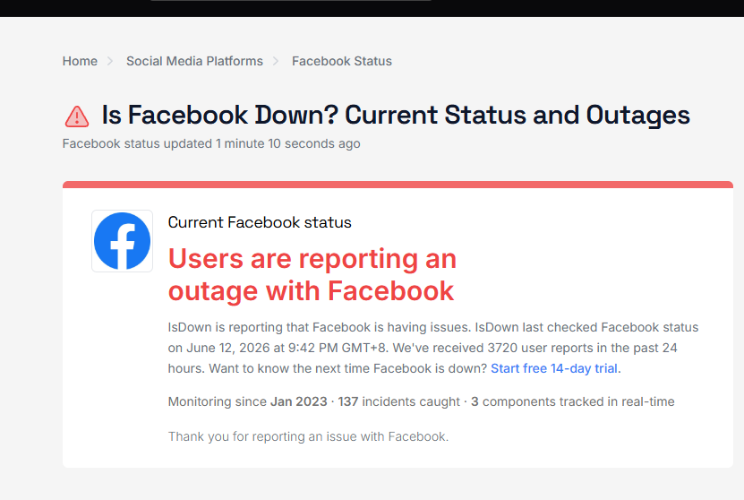 OmerFai's tweet photo. @facebook again! https://t.co/U44Am9gjtf
