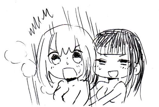 辻田&周防。いやあ風呂っていいもんですね。 