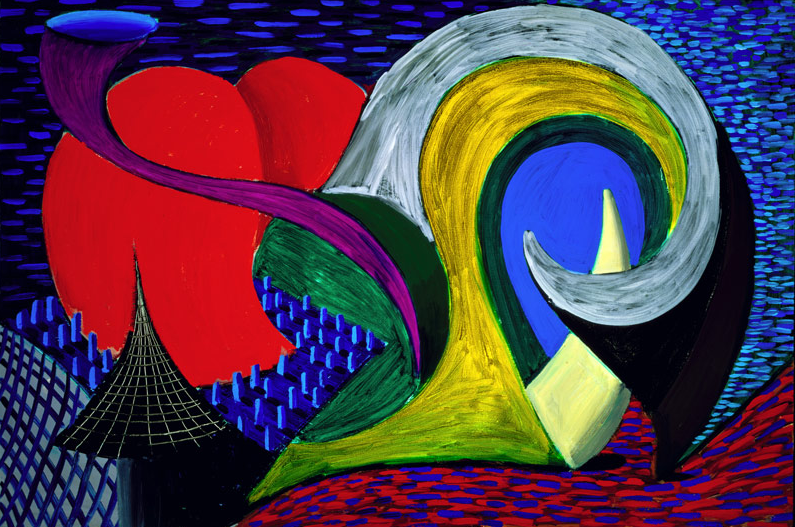 Luigibg's tweet photo. David Hockney, The Ninth V.N.Paintings, 1992 https://t.co/HEMvjR6qVL