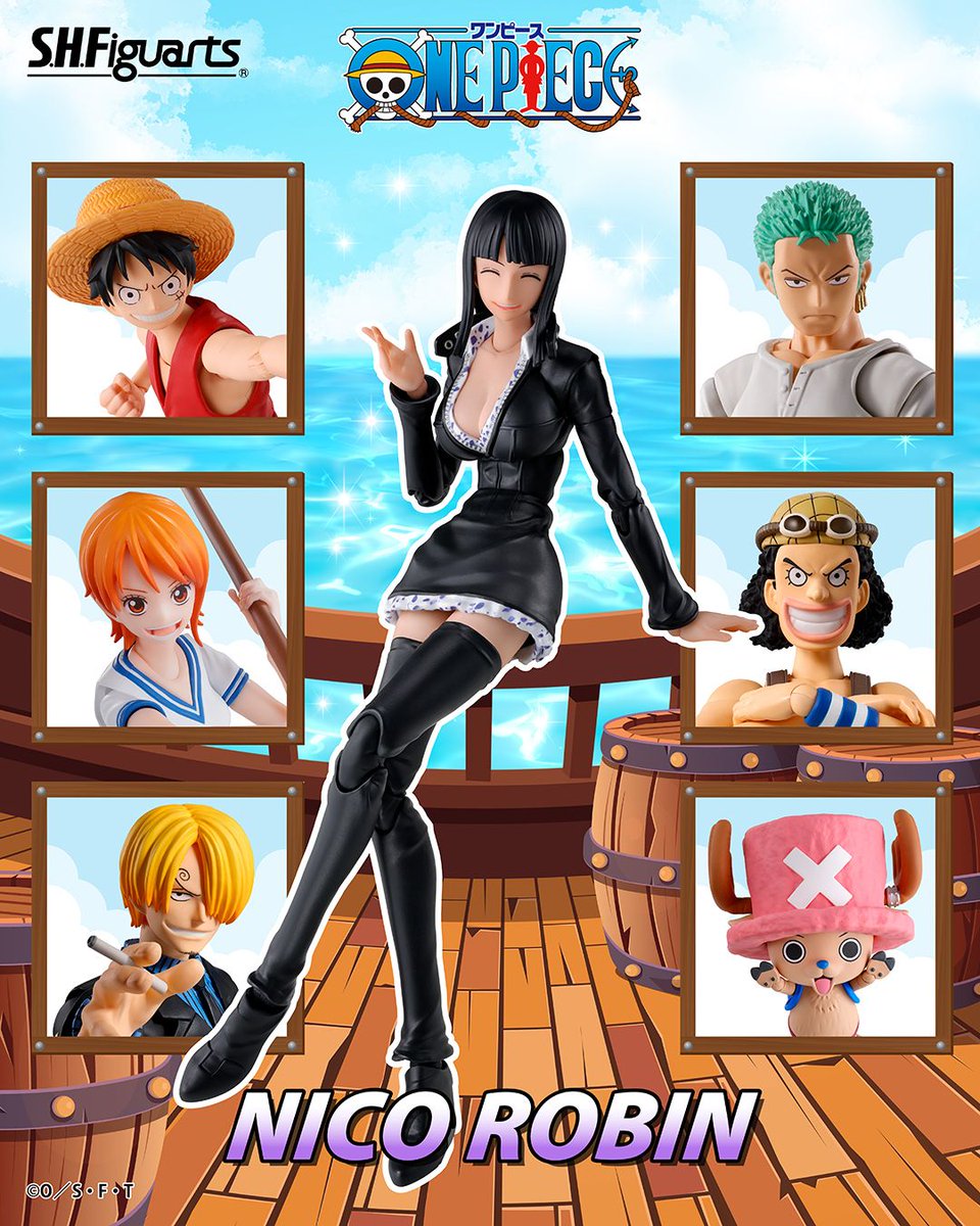 preterniadotcom's tweet photo. Bandai S.H.Figuarts One Piece Nico Robin coming soon. https://t.co/musrbD1xHd