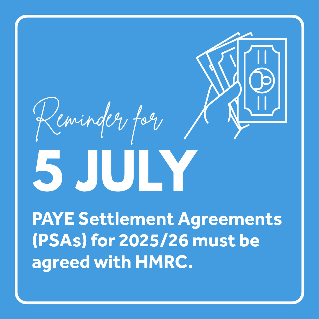 Bronsens's tweet photo. PAYE Settlement Agreements (PSAs) can be a good option for employers who offer occasional rewards to their employees.

The last day to apply for the 2025/2026 tax year is 5 July, so don’t delay!

If you need payroll advice, contact our team. 

#PSAs #HMRC https://t.co/x8e8hoIJKF