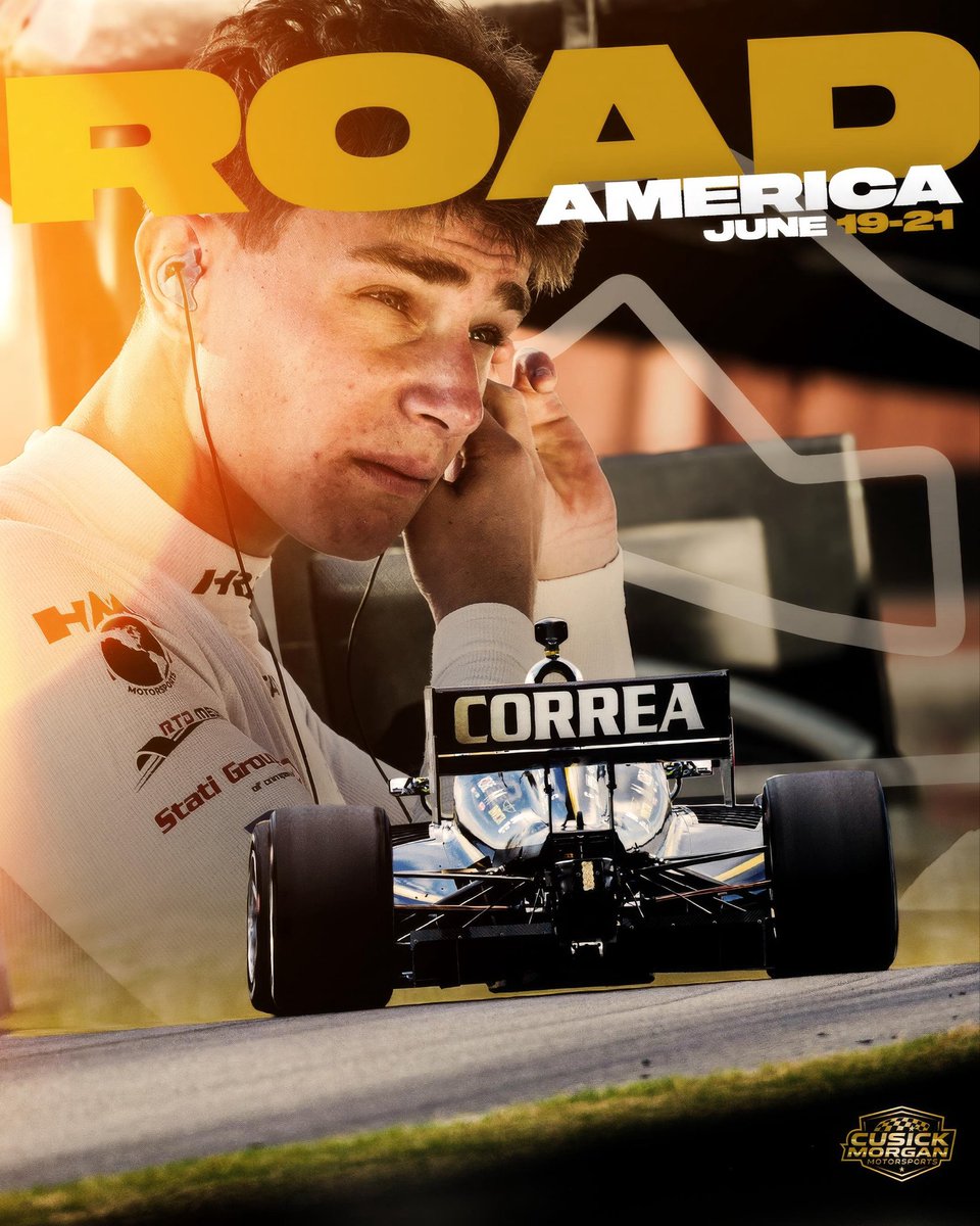 CusickMSports's tweet photo. Back to road course racing ➡️ Up Next: Road America #CusickMorganMotorsports | #INDYNXT | #INDYCAR | @indynxt | @indycar https://t.co/JIMjytJHPj