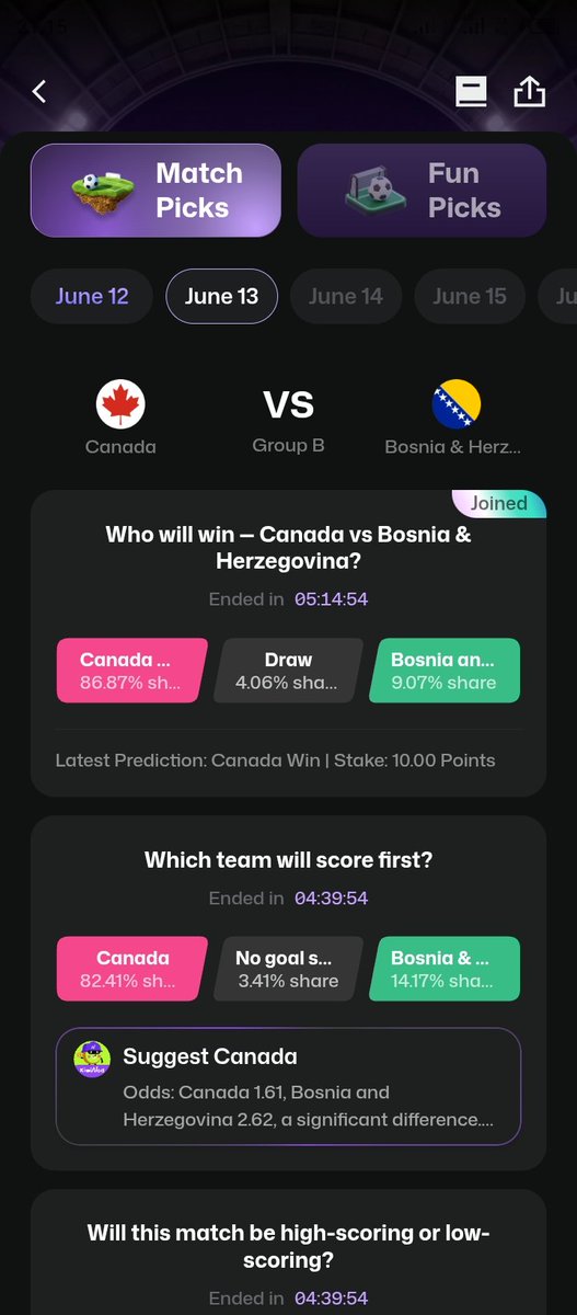 canexghi's tweet photo. Hallo @Top_nod and @Kiwi_Nod 
I am predicting paraguay and canada to win in their next matches.

0x4077AE7D60c102C1767F276Cc1ECEAB60358746F https://t.co/J2t2dJP0aR