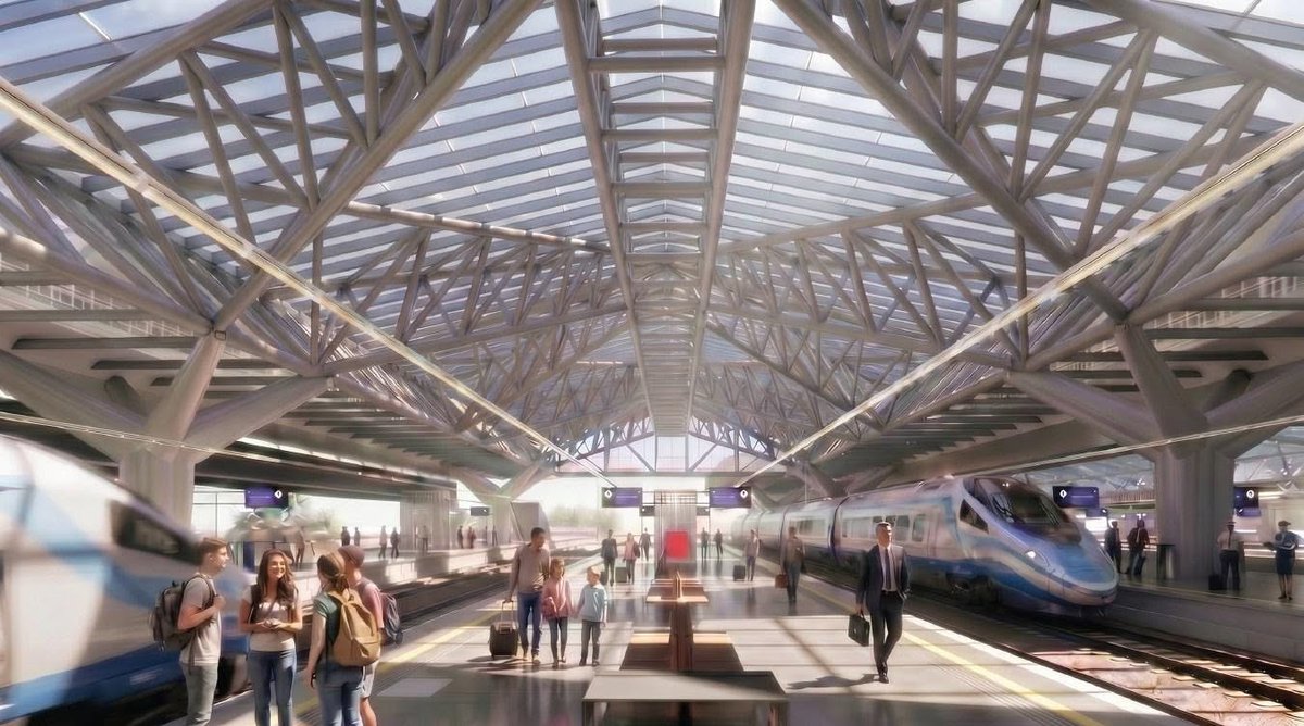 warszawa's tweet photo. ✅ Kolej na nową Warszawę Wschodnią – jest umowa na przebudowę stacji!

🚄 Polskie Linie Kolejowe podpisały dziś umowę na modernizację stacji Warszawa Wschodnia o wartości ponad 3,6 mld złotych. Prace rozpoczną się w grudniu br. i obejmą nie tylko infrastrukturę dworca, ale również jego najbliższe otoczenie.

✅ Skorzysta na tym Warszawa i jej mieszkańcy. W ramach inwestycji powstanie między innymi wyczekiwany od lat tunel pod torami kolejowymi – pomiędzy ul. Kijowską a Żupniczą – łączący Pragę Północ z Pragą Południe.

@trzaskowski_ #Warszawa

https://t.co/e6L1XjVdH7
