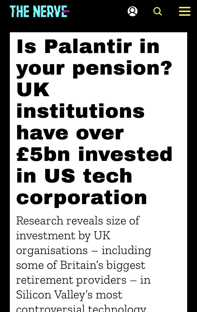carolecadwalla's tweet photo. Oh! But then Paul Marshall - who owns GB News - also co-owns Marshall Wace that has £303m invested in Palantir.

Nice conflict of interest for you there, @michaelgove 

https://t.co/3OIYKpJz9Q https://t.co/rmVmRqWetZ