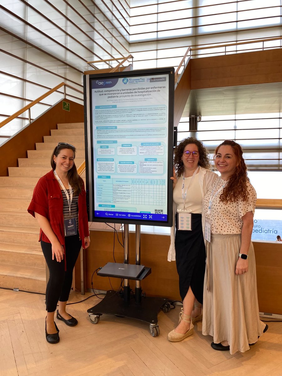 pediatrialafe's tweet photo. @HospitalLaFe @AEEPenfermeria @IISLaFe @Cuidandoneonato 1/9 Actitud, competencia y barreras percibidas por enfermeras que se incorporan a unidades de hospitalización de pediatría: proyecto de investigación. 

Elaborado por Mónica de la Piedra, Ainoa Fernández y Silvia Velasco, enfermeras #Pediatrialafe menor de 4 años https://t.co/C8suCQ97uL