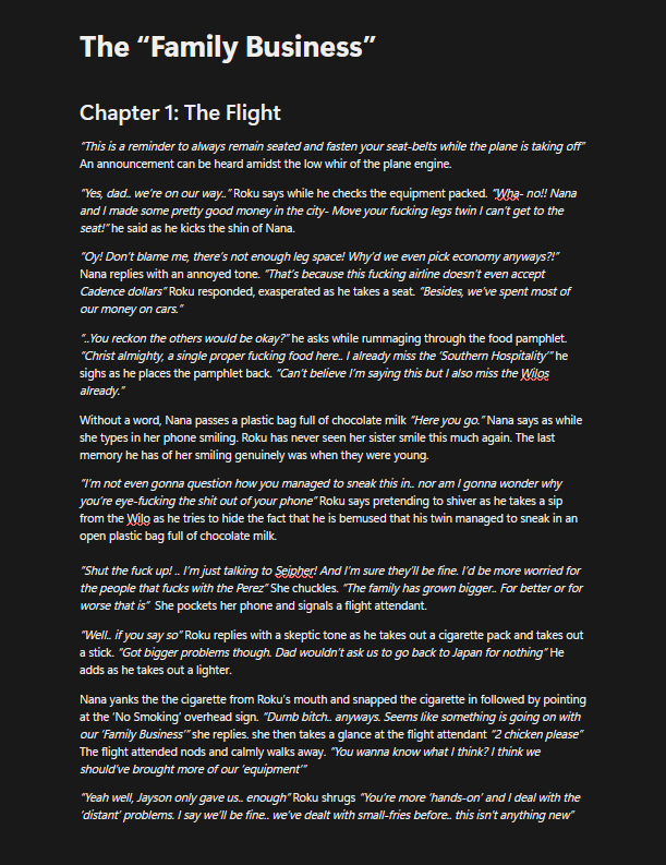 BoopBahp's tweet photo. Decided to write and create a post-Cadence story with the help of my twin and the Perez Family. A special thanks to @Evee_Kyun for actually creating the domino effect!  #CadenceRP https://t.co/upw1T8q15W