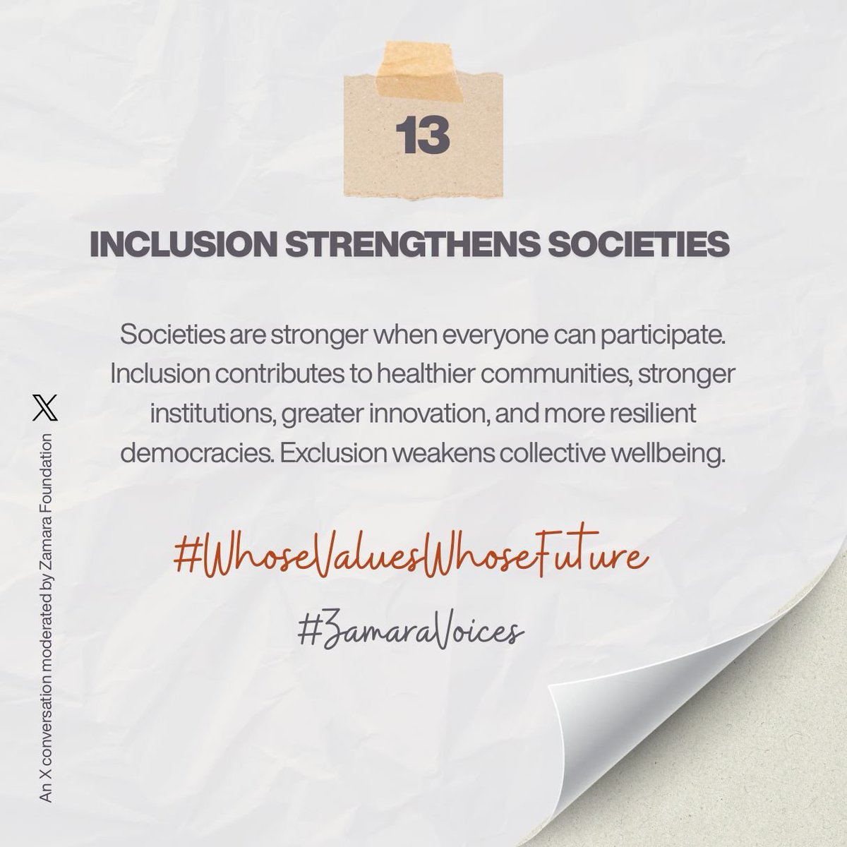 BrendaTarus1's tweet photo. A stronger Africa is built when diversity is embraced, not erased. Inclusion is not a weakness — it is a foundation for resilient societies. #WhoseValuesWhoseFuture
#zamaraVoices
@Zamara_fdn https://t.co/hKe8cpiaFh