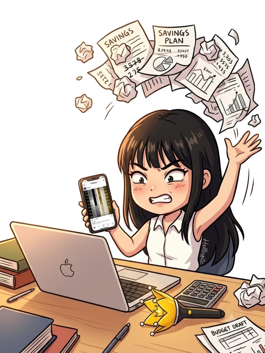 _hellogitc's tweet photo. Me: Let’s make a proper savings plan for retirement

📱: BIGBANG WORLD TOUR ANNOUNCEMENT

Me: WHATEVER!! Financial stability canceled. Rational thinking canceled. Emergency fund canceled. My entire personality is now based on securing concert tickets. See you at ticketing. 💸🎫🤡 https://t.co/I07M54QphF