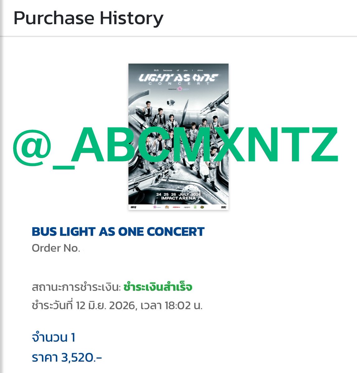 _ABCMXNTZ's tweet photo. #รีวิวbuntt_tick 💓🤩✨

รีวิวกดบัตรคอนบัส 18.01ได้เลยทันที ดิชั้นพึ่งรีเฟรช2รอบคือได้บัตรเร้วมากประทับจิตประทับใจสุดๆที่สำคันคือแอดมินน่ารักมากๆกดครั้งถัดไปเจอกันค้าบบ https://t.co/oVyDWde1rR