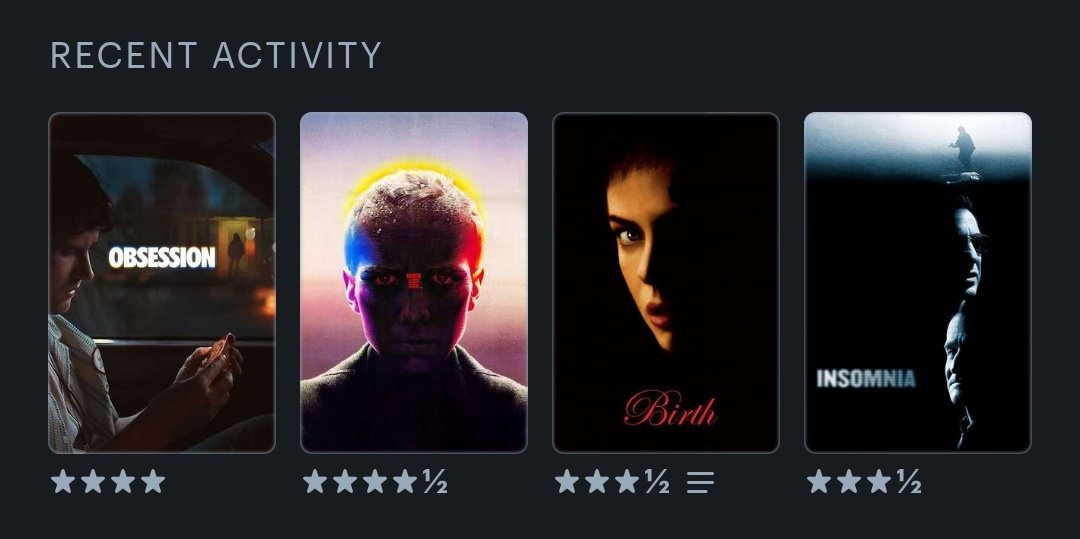 Jimmy__Conway's tweet photo. My #LastFourWatched https://t.co/xhskZD0WYd