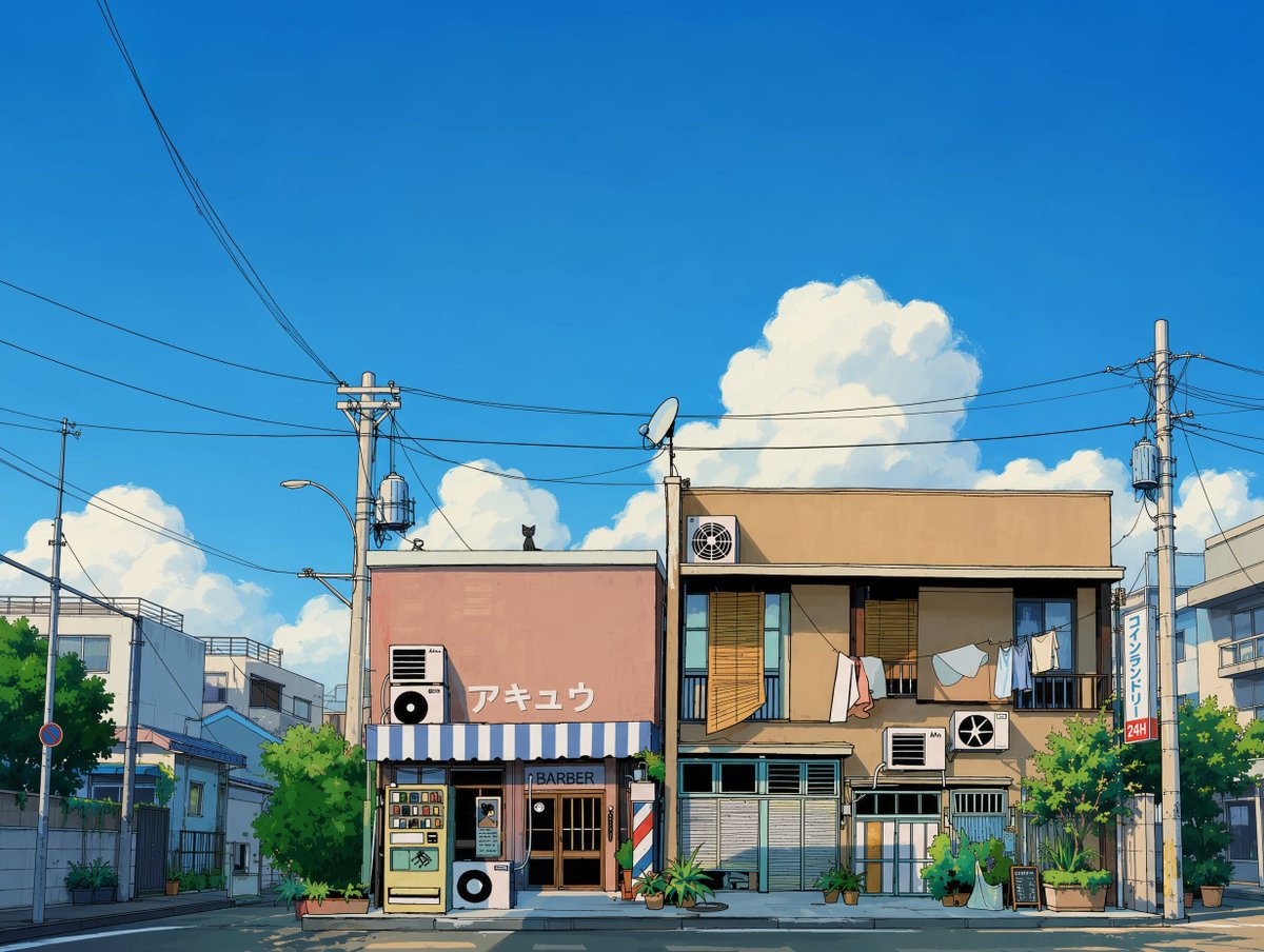 Nythis110929's tweet photo. Anime Background - Sakamoto Days 😼 https://t.co/LRnB2g6HNl