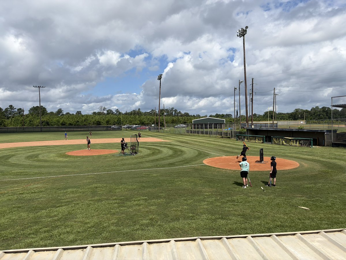 WDVLBaseball's tweet photo. Final day of Summer Camp! We scrimmaged and then you know we had to learn how to slide!! We had a good turnout and can’t wait to see everyone out next year! The future is bright for Woodville Baseball! Campers of the day: Hunter, Kyran, and Derek 
@TheVilleEagles https://t.co/koZFx6cumC