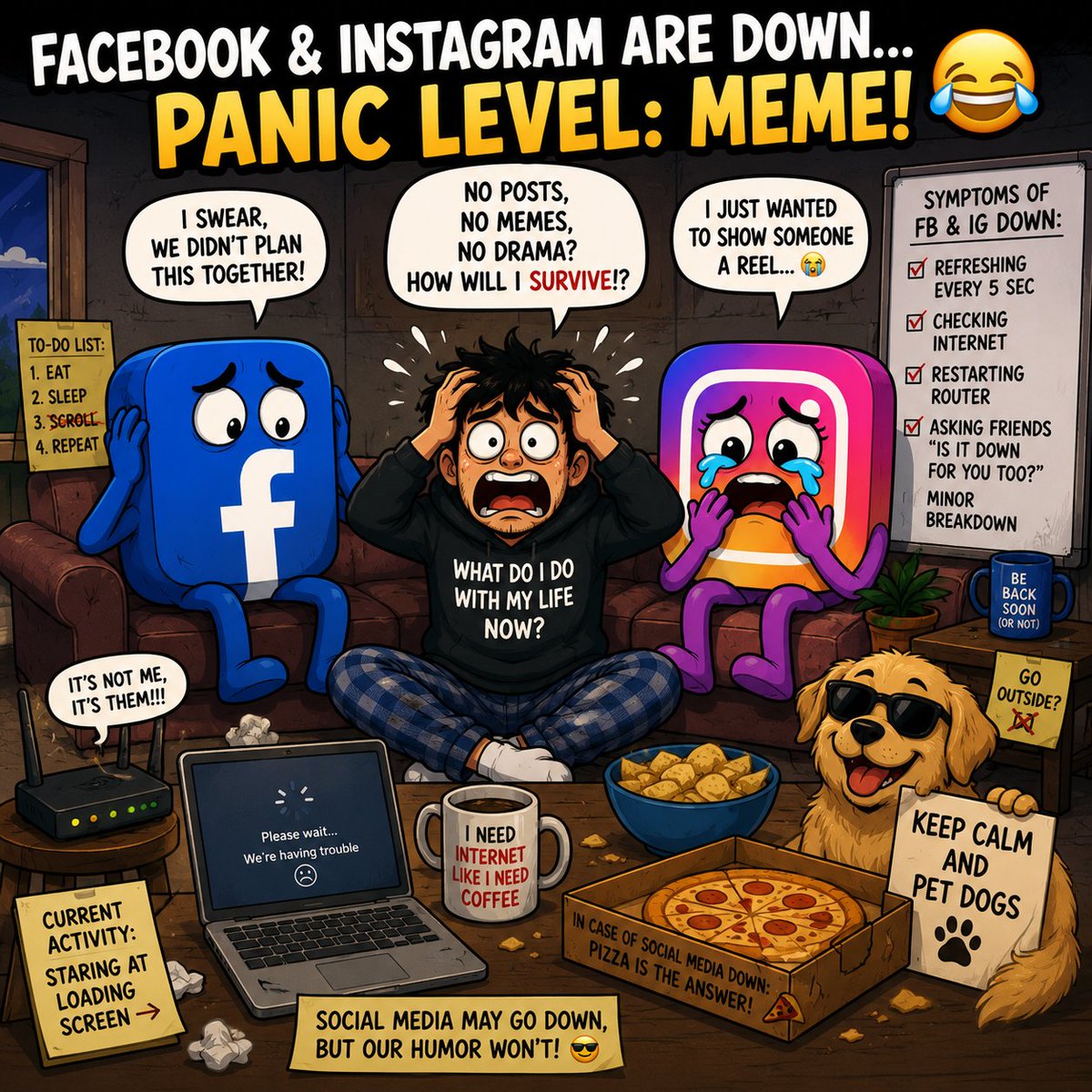 techgecsm's tweet photo. @facebook and @instagram down in whole world? Anyone experiencing this issue?
#facebook #DownFacebook
#facebookdown #instagramdown https://t.co/tjEKZn2aWL