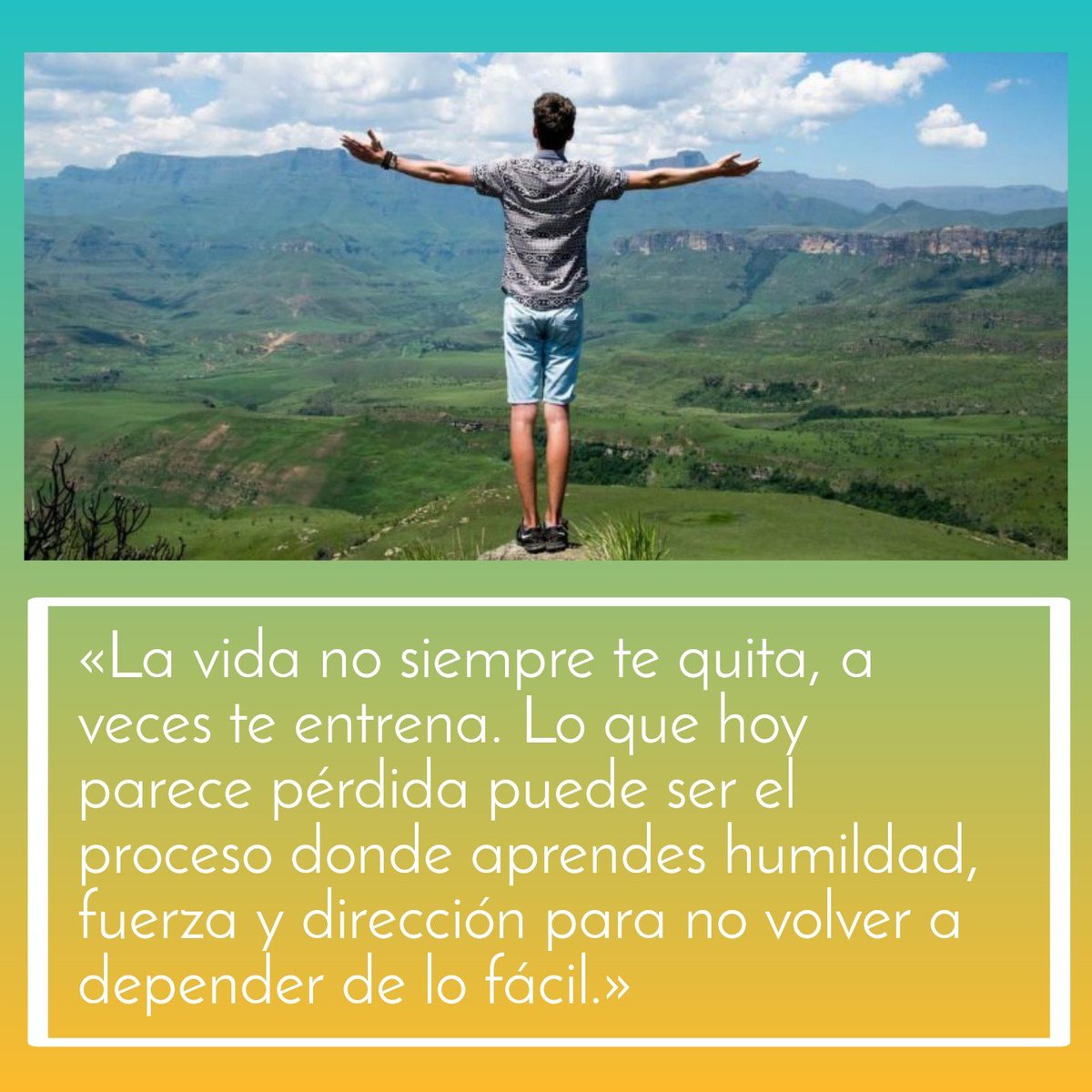 Jim_Posts's tweet photo. #viralpost #Resiliencia #FelizDía #FraseDelDía || 🗒💪🎯🏃💯 || «La vida no siempre te quita, a veces te entrena. Lo que hoy parece pérdida puede ser el proceso donde aprendes humildad, fuerza y dirección para no volver a depender de lo fácil.»✓ https://t.co/eB1n2HrO0p