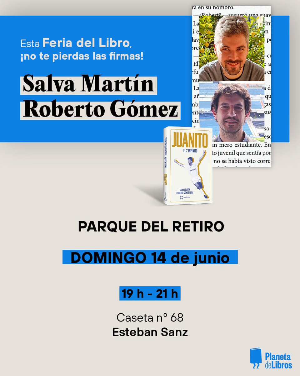 j7_roberto's tweet photo. Este domingo, 14 de junio, nos vemos en la @FLMadrid de 19:00 a 21:00.  @salva_martin https://t.co/IgsjQOPhRe