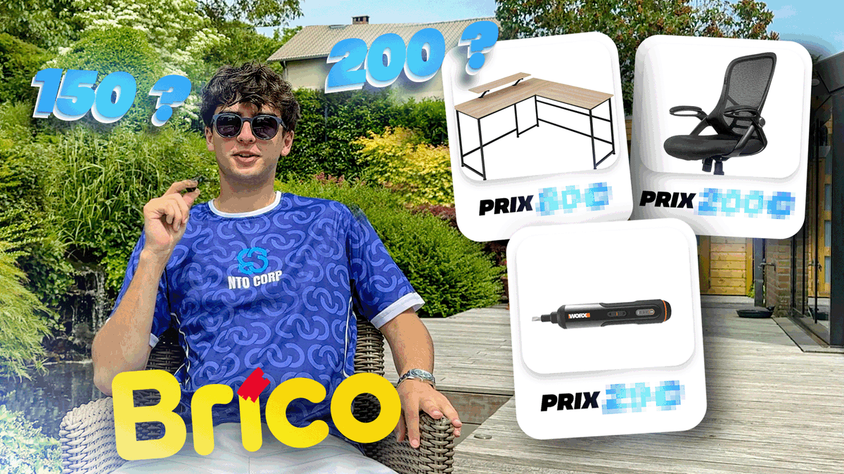 NTOcorp's tweet photo. Le Juste Prix avec Brico est dispo sur YouTube🤩

🔗https://t.co/knQOvWyR6j

#NTOxBrico https://t.co/aEZAfeBKg1