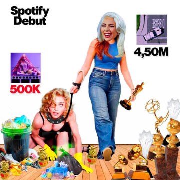Raynee201's tweet photo. @KevinRa47776198 @stanfer341027 @TheQueenOfPopm This is another latest work of art by our Monster fandom. U can save it and use to end Fossildona stans who try to drag Gaga🤭 https://t.co/sEw5j2pZ96