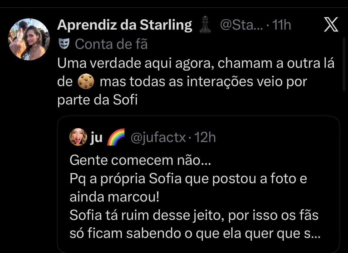 marbombas's tweet photo. A própria pessoa chama a favorita de biscoiteira e agora se dói com o meu tweet e ainda me bloqueia 🤣🤣 é mole? https://t.co/1tpCFXlxkt
