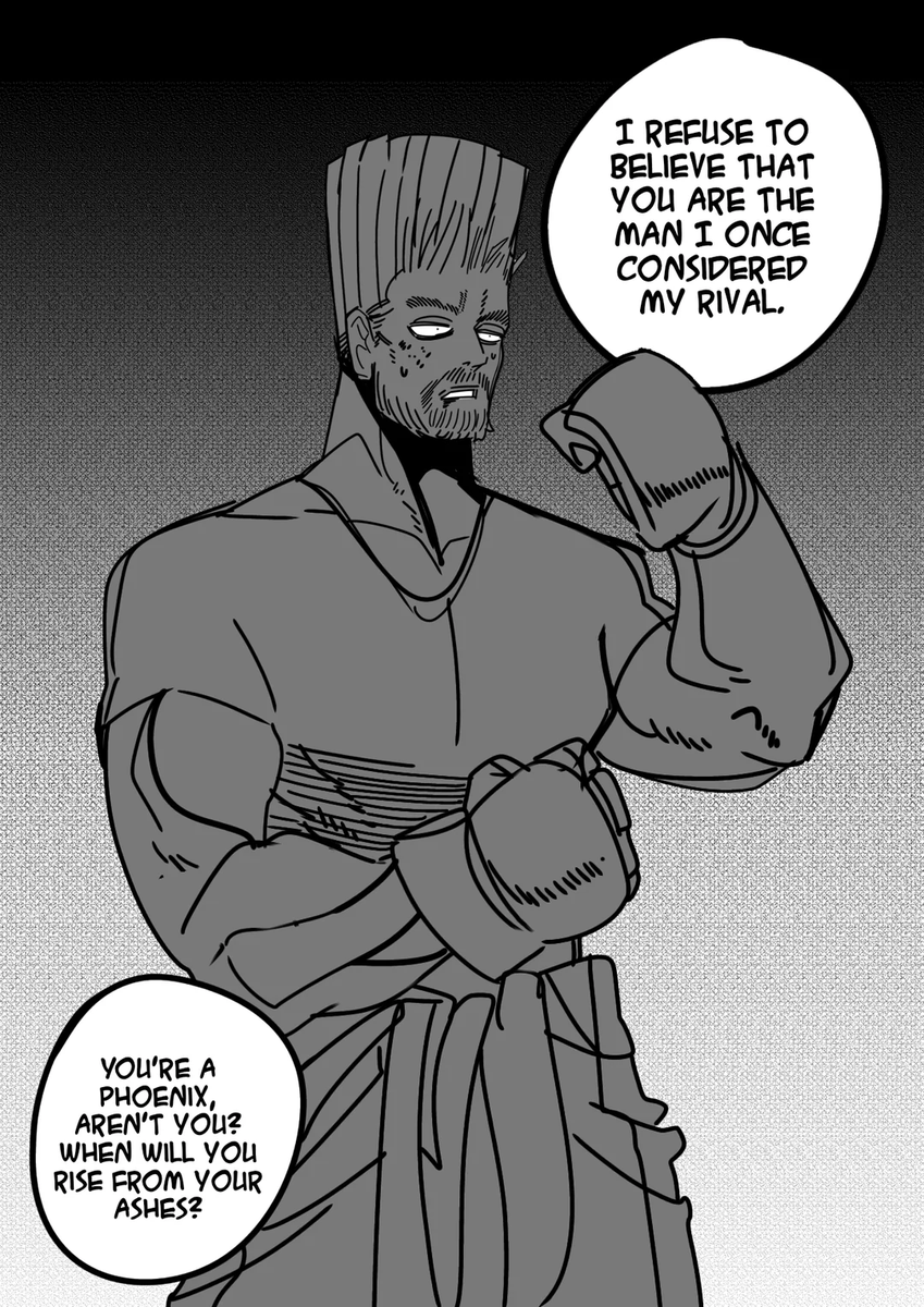 StillAScrub4A's tweet photo. 1. Paul VS Kazuya

A classic. Remember when this blond, fry-haired doofus, had once gone EVEN, with THE Kazuya Mishima? And god forbid, Ogre? Being strong enough to even make Heihachi almost wee himself? Good times. Except, WHERE IS HE?!

Put some respect on Paul's name!

(2/?) https://t.co/eUElRtC6SY