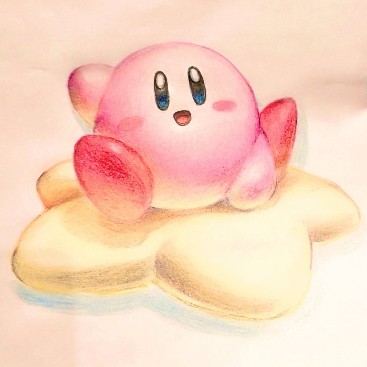sumimar_767's tweet photo. カービィ描いた！色鉛筆✏️ https://t.co/0N5FpKHVoo