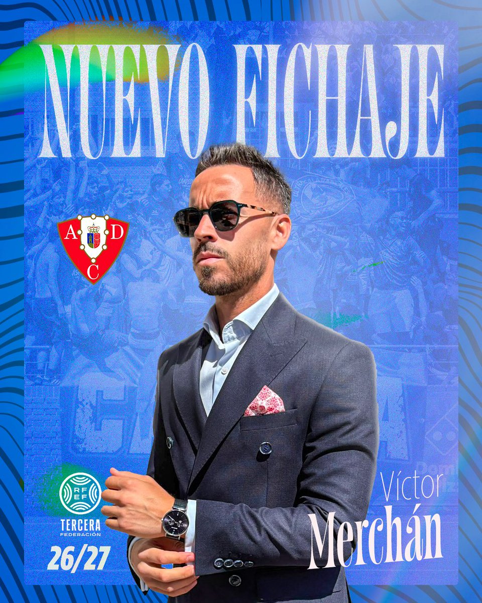CalaPozuelo's tweet photo. 🖋️ Nᴜᴇᴠᴏ Fɪᴄʜᴀᴊᴇ II Nuestro ex-jugador y capitán, @VictorMerchan1, formará parte de nuestra dirección deportiva para la siguiente temporada 💼 

Cambia el pantalón corto por el traje, pero la clase sigue intacta...👔💙

#VamosCala https://t.co/gH0fs8fipK