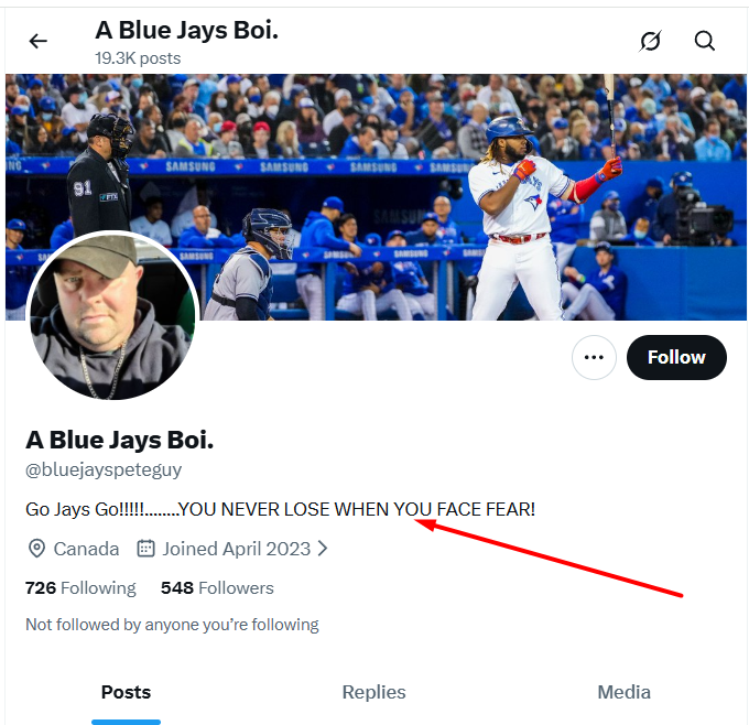 TomSmith101276's tweet photo. @bluejayspeteguy @PierrePoilievre How was the Blue Jays World Series Parade last year pal???? Oh wait...LOL. Fat Fuck https://t.co/ka5MfE5Y7E