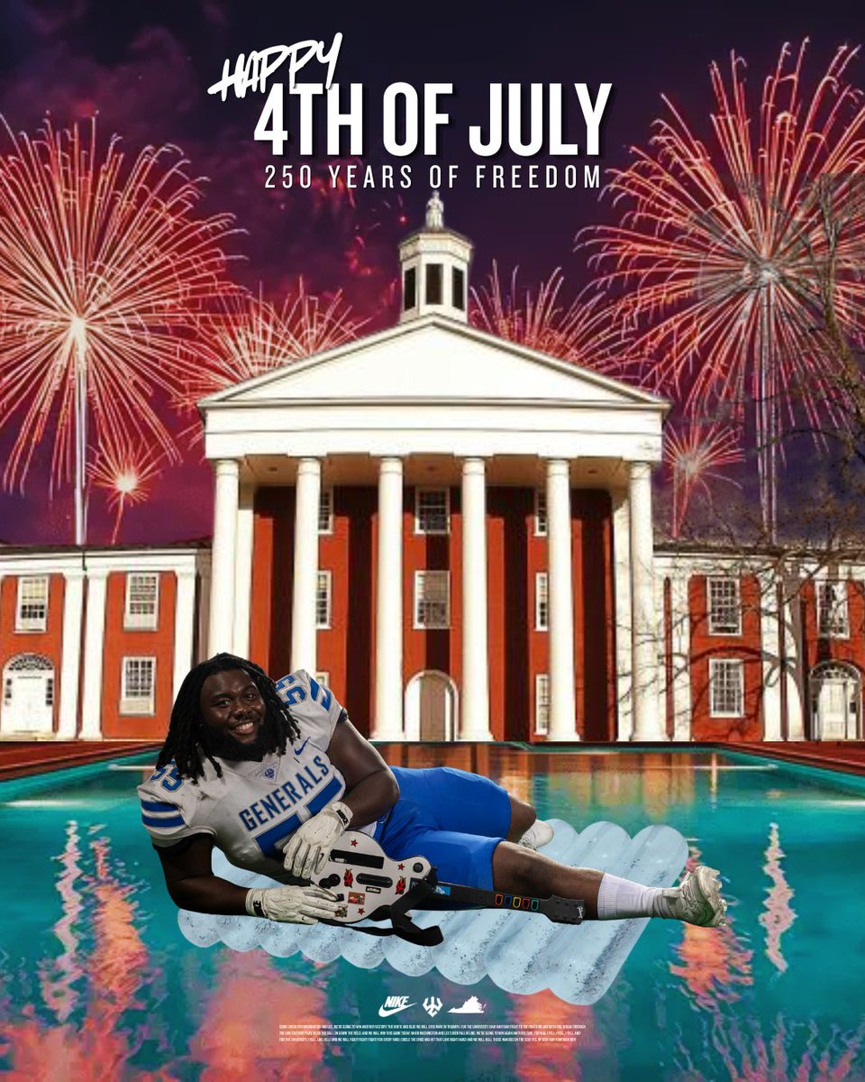 Generals_Fball's tweet photo. Celebrating 250 Years of Freedom! Happy 4th of July from the Generals!

#GWD #GoB16 https://t.co/mbvTRCrEDw
