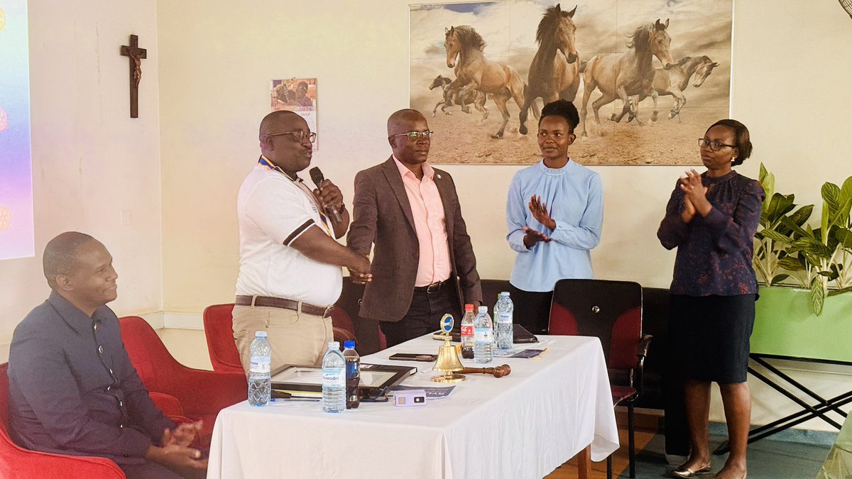 OfLubaga's tweet photo. During our weekly Rotary meeting, we explored “Why RYLA Rwanda 2027: Building Leaders Who Build Communities.” 

Rtn Edmond Safali, District RYLA Rotaract Chair 2026/2027, shared valuable insights on empowering young people through leadership, personal growth, and service. https://t.co/ZxWc8AAqZC