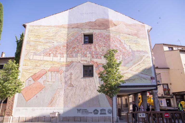 DavidCoboG's tweet photo. De la abstracción y la imaginación, a la escuadra y el cartabon.
Cambio a peor, sin ninguna duda.
Ya que no mejorais la ciudad @AytoAlcalaH, al menos, no destruyais lo bueno de #Alcala
de Henares.
Pedid perdón al autor y que se recupere el anterior. https://t.co/ZM5H27lvw3