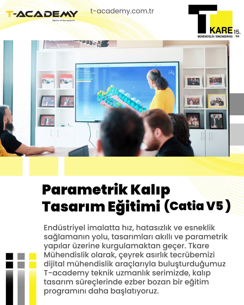 TkareEngineer's tweet photo. Tasarımda revizyon sürelerini minimuma indirmek ve CATIA V5 ortamında profesyonel bir metodolojiyle kalıp inşa etmek isteyen uzmanlar için bir aradayız. Kalıp Tasarım Mühendisleri ve Uzmanları için özel olarak kurguladığımız+ https://t.co/7Z0FxpVcYQ