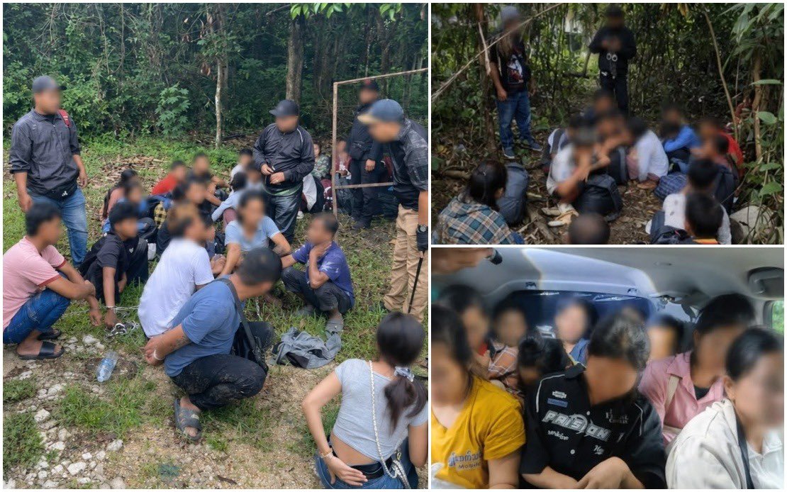 bernamadotcom's tweet photo. 35 migran Myanmar diberkas dalam semak, sindiket guna Kota Bharu sebagai transit 

https://t.co/t4lxCbEOGI

#BernamaNews https://t.co/VdHlslIJfy