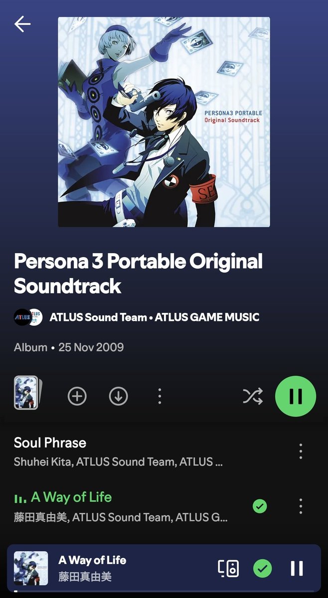 cosmicfays_'s tweet photo. P3P OST BACK ON SPOTIFY I COULD CRY 🥹🥹🥹 https://t.co/c5X5cgCHYd