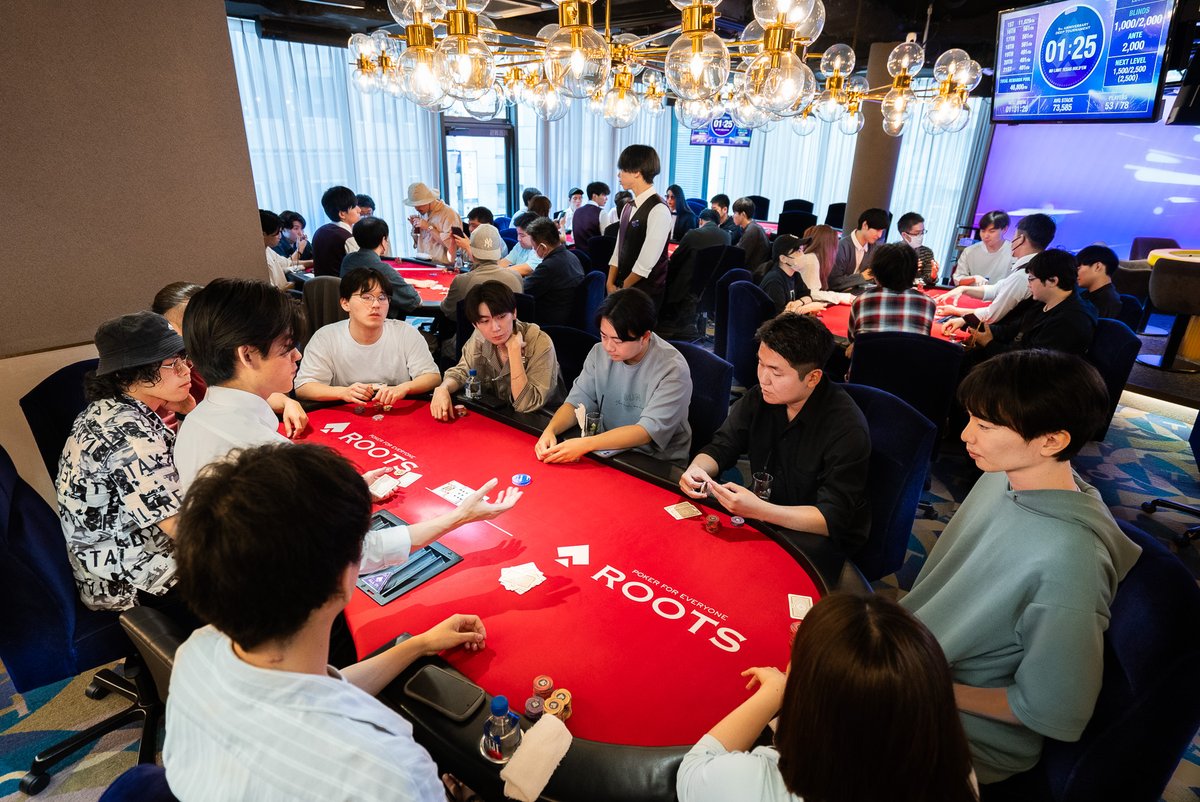 ROOTS_SHIBUYA's tweet photo. ROOTS SHIBUYA | 5th ANNIVERSARY✨

“ANNIVERSARY DEEP TOURNAMENT”
2026.06.12(Fri)

#ROOTSpoker https://t.co/DZn9kLkKPs