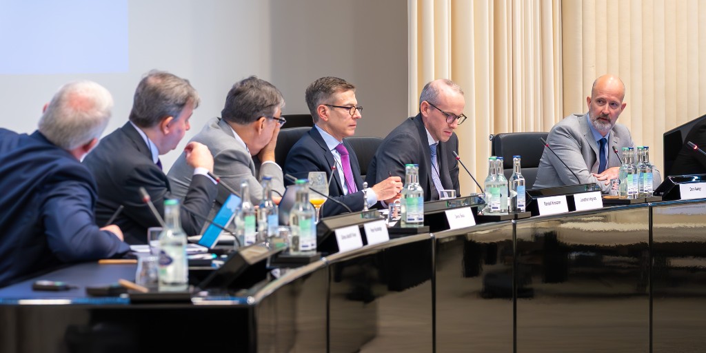FinStbBoard's tweet photo. On 9 June, we hosted a Modernisation Symposium in Basel, bringing together authorities, academia, and industry to discuss methods and challenges of modernising regulatory and supervisory policies. Learn more: https://t.co/zgJcqTi79R https://t.co/f41ie3Ff3D